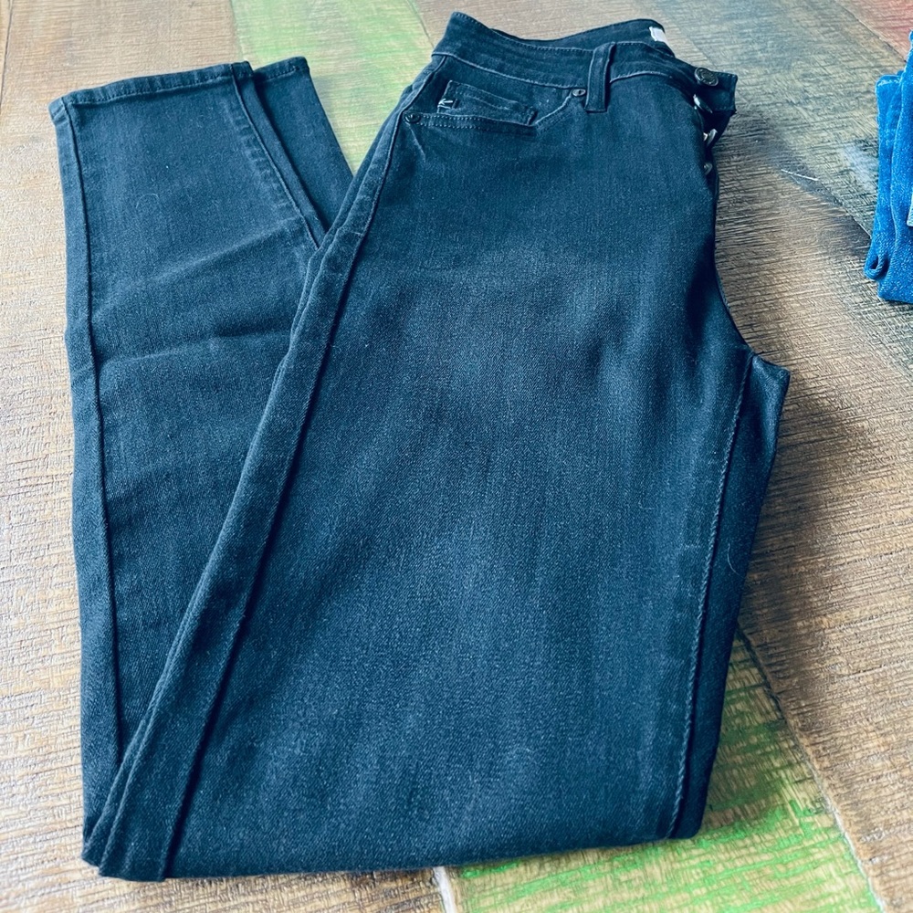 Black Button Fly KanCan